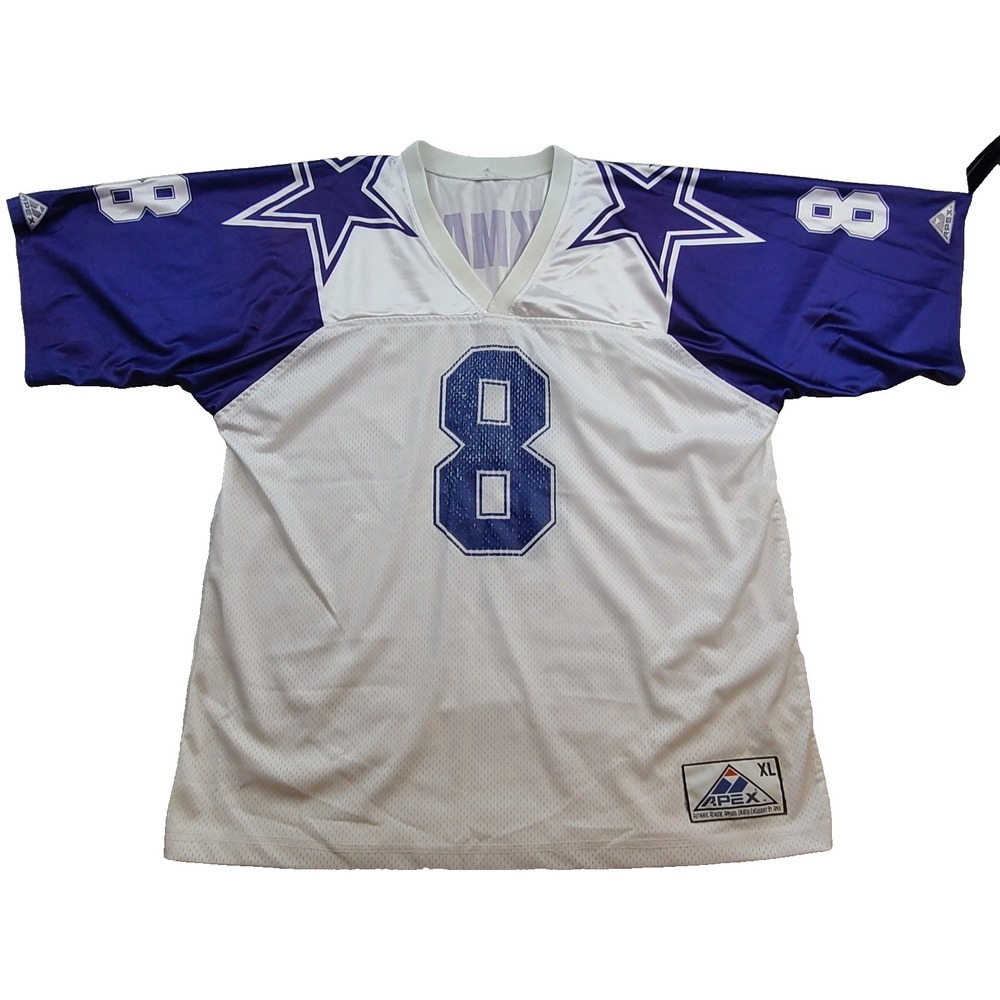 Vintage Dallas Cowboys Apex One Authentic Troy Aikman Jersey Size XL